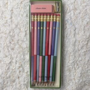 Kate Spade Colorful Pencil Set with Eraser